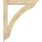 Ekena Millwork Thorton Traditional Rough Sawn Bracket w/ Offset Brace, Douglas Fir, 6"W x 34"D x 40"H BKT0604X34X40THR01RDF - alternate 3